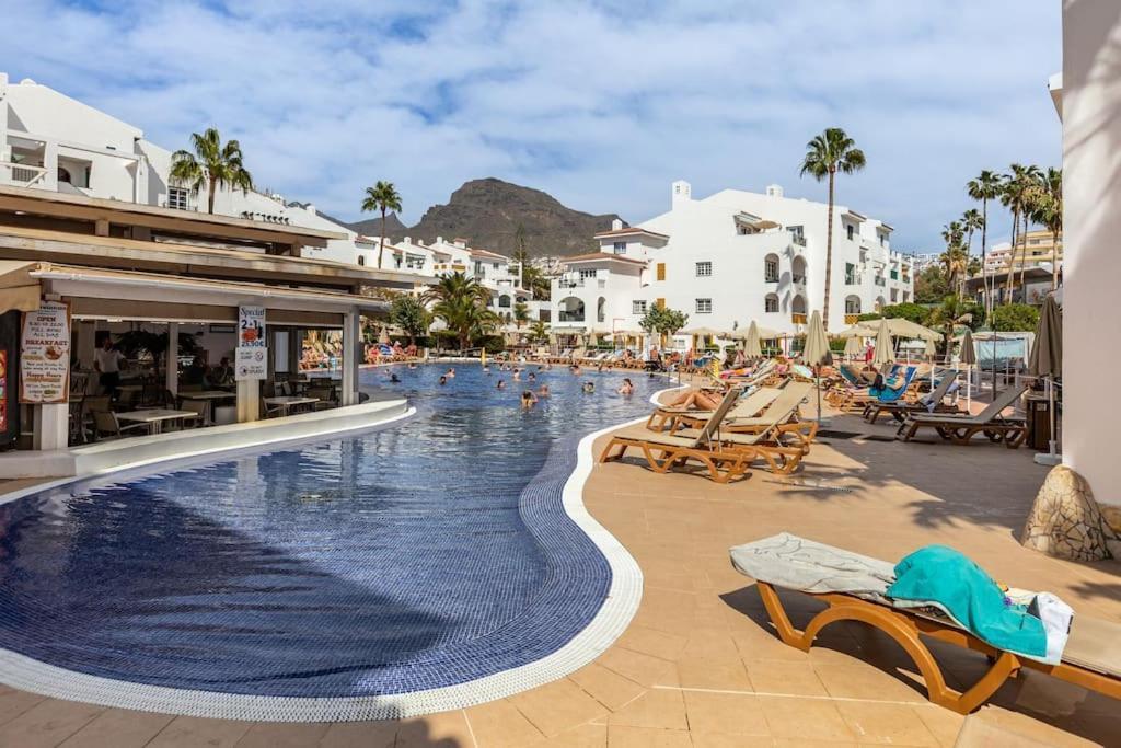Beachfront Private Apartment In Pueblo Torviscas Sunset Harbour Costa Adeje (Tenerife) Ngoại thất bức ảnh